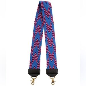 The Classic Salt Woven Crossbody Strap- Brass Hooks